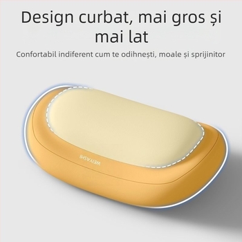 Pernă de birou pentru pauza de somn, cu suport pentru cap și pernă pentru talie — din bumbac, multifuncțională