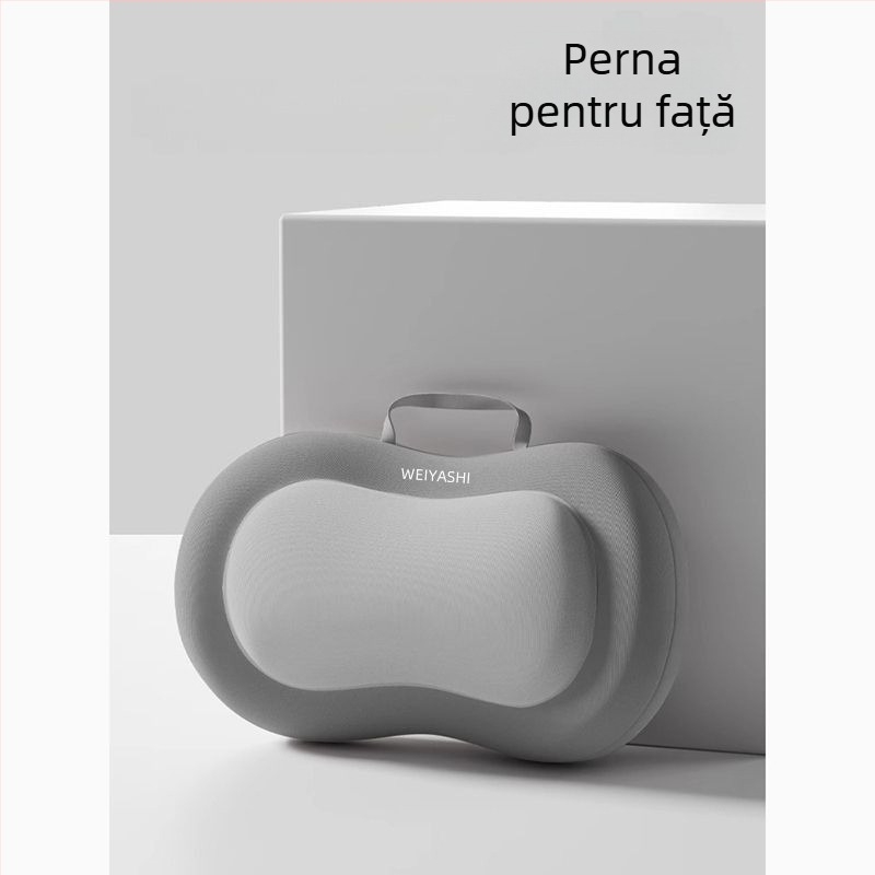 Pernă de birou pentru pauza de somn, cu suport pentru cap și pernă pentru talie — din bumbac, multifuncțională