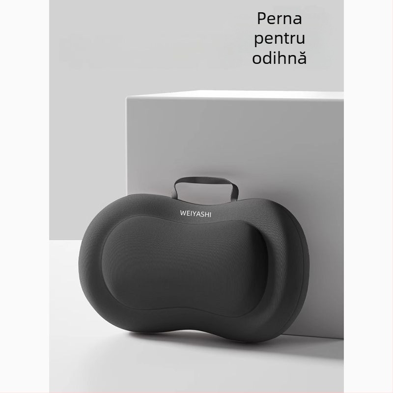 Pernă de birou pentru pauza de somn, cu suport pentru cap și pernă pentru talie — din bumbac, multifuncțională