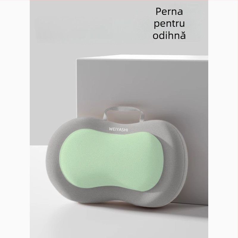 Pernă de birou pentru pauza de somn, cu suport pentru cap și pernă pentru talie — din bumbac, multifuncțională