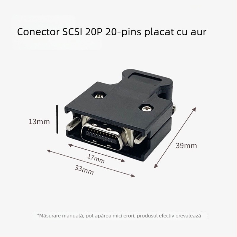 SCSICN14/20/26/36/50 conector servo pentru SCSI – conectori industriali, fir de cupru, ISO certificat, 3000 prize, OEM disponibil