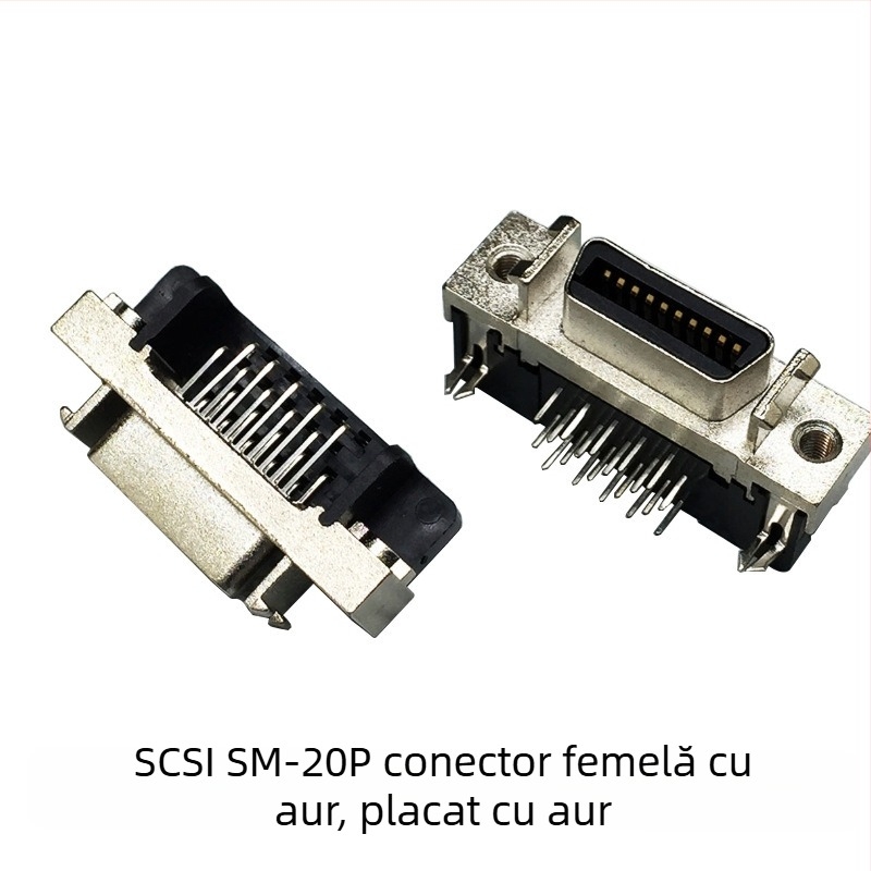 SCSICN14/20/26/36/50 conector servo pentru SCSI – conectori industriali, fir de cupru, ISO certificat, 3000 prize, OEM disponibil