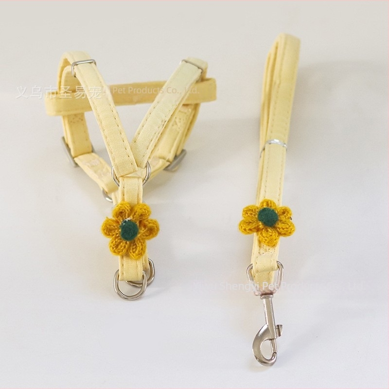 Hamă reglabilă pentru câine cu curea toracică – anti-tras, din pânză, pentru plimbări în aer liber