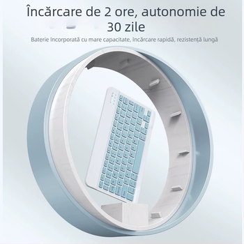 Carcasă de protecție pentru tabletă cu tastatură Bluetooth iluminată și slot pentru stilou, compatibilă cu Huawei MatePad SE11/11.5S, greutate 0.75 kg, cablu de încărcare 0.3 m