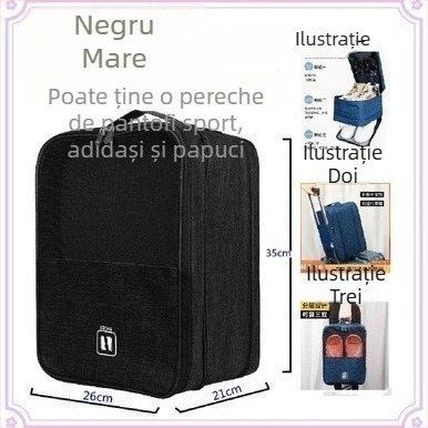 Organizator de pantofi din poliester, economisește spațiul, rezistent la praf, multifuncțional pentru călătorii, set de 50 de recipiente pentru pantofi