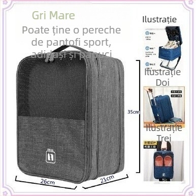 Organizator de pantofi din poliester, economisește spațiul, rezistent la praf, multifuncțional pentru călătorii, set de 50 de recipiente pentru pantofi