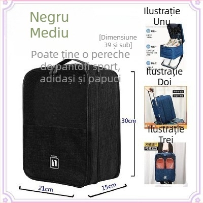 Organizator de pantofi din poliester, economisește spațiul, rezistent la praf, multifuncțional pentru călătorii, set de 50 de recipiente pentru pantofi