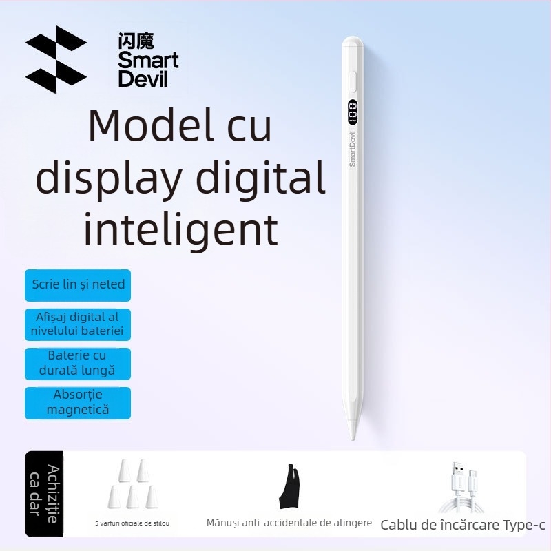 Stylus capacitiv pentru Xiaomi Pad 5/6/7 și Redmi Pad (Model Zndrb-4)