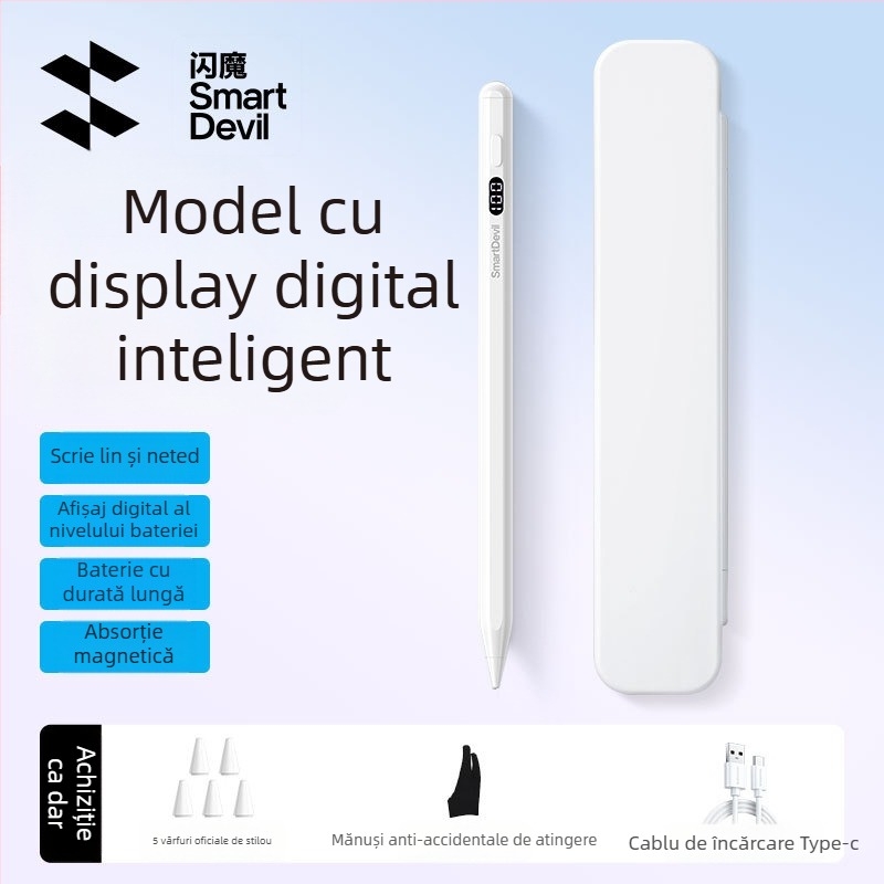 Stylus capacitiv pentru Xiaomi Pad 5/6/7 și Redmi Pad (Model Zndrb-4)