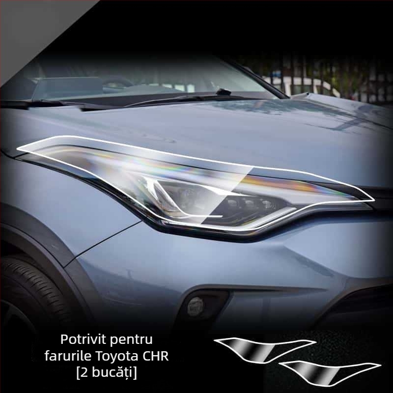 Film pentru farul frontal al mașinii pentru Toyota Camry, Highlander, RAV4, CHR, Land Cruiser | Film hidrogel | Brand: QiuYiming