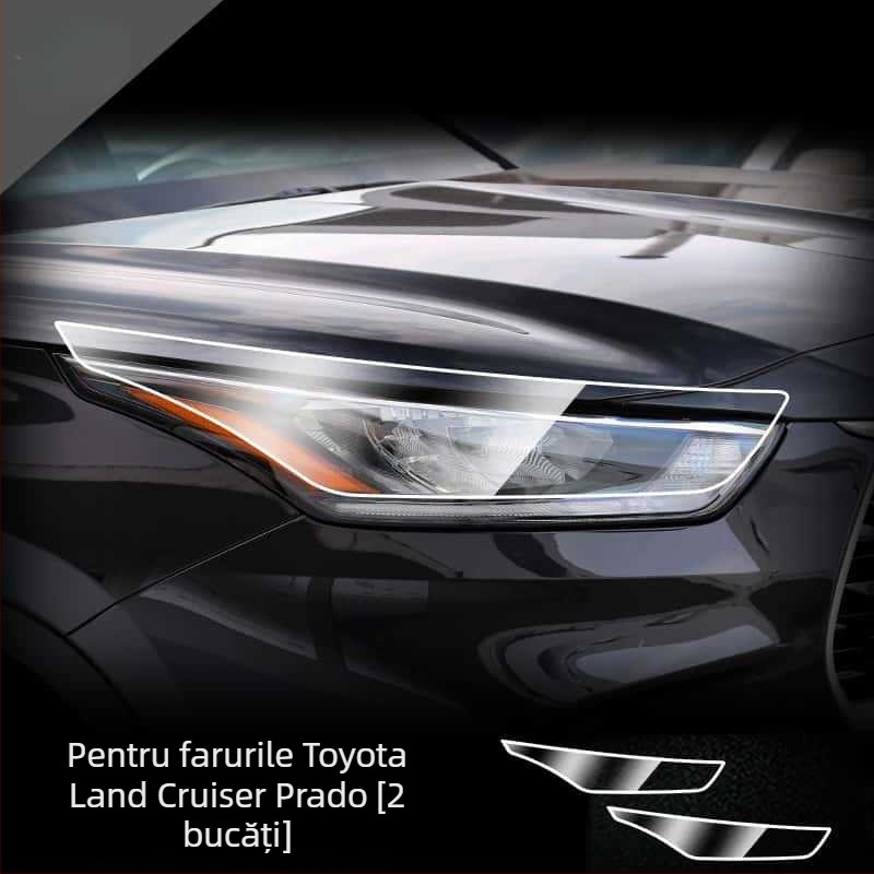 Film pentru farul frontal al mașinii pentru Toyota Camry, Highlander, RAV4, CHR, Land Cruiser | Film hidrogel | Brand: QiuYiming