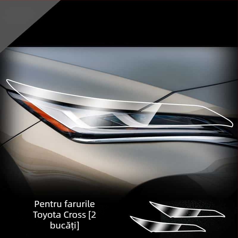 Film pentru farul frontal al mașinii pentru Toyota Camry, Highlander, RAV4, CHR, Land Cruiser | Film hidrogel | Brand: QiuYiming