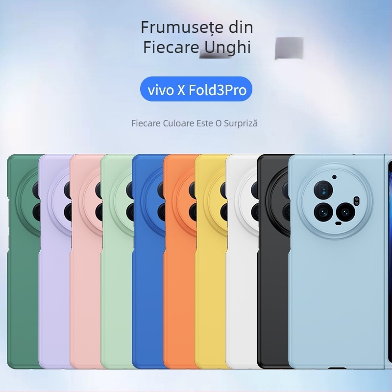 Carcasă pentru telefon Vivo Find N5 – protecție cu senzație de piele, design flip-top, carcasă PC prelucrată prin CNC, personalizabilă, compatibilă cu Xfold5 și Xfold3 Pro