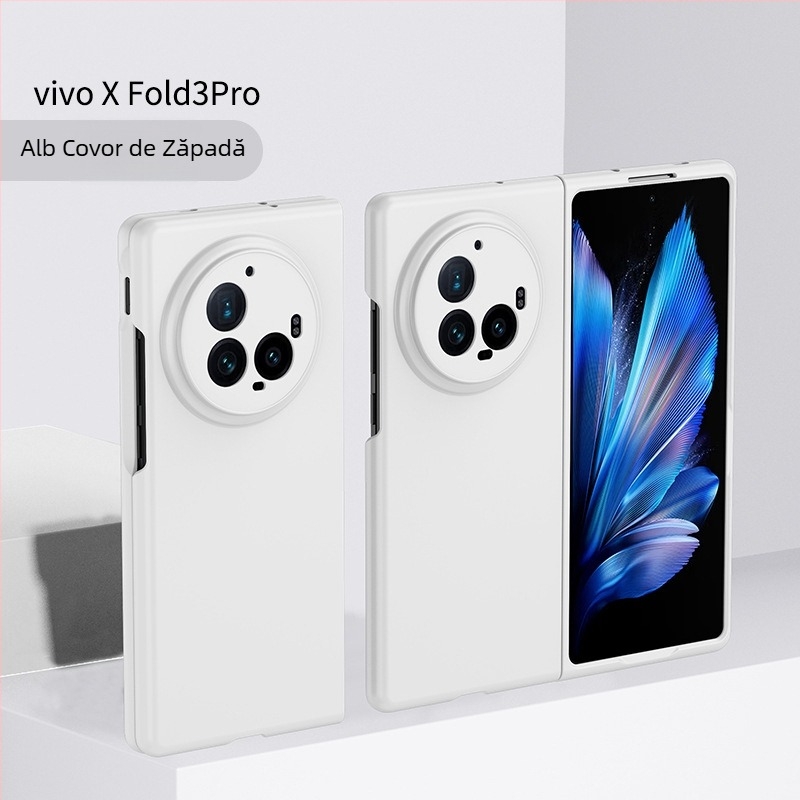 Carcasă pentru telefon Vivo Find N5 – protecție cu senzație de piele, design flip-top, carcasă PC prelucrată prin CNC, personalizabilă, compatibilă cu Xfold5 și Xfold3 Pro