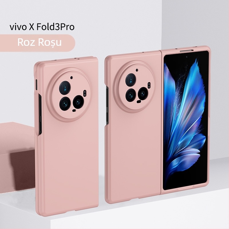 Carcasă pentru telefon Vivo Find N5 – protecție cu senzație de piele, design flip-top, carcasă PC prelucrată prin CNC, personalizabilă, compatibilă cu Xfold5 și Xfold3 Pro