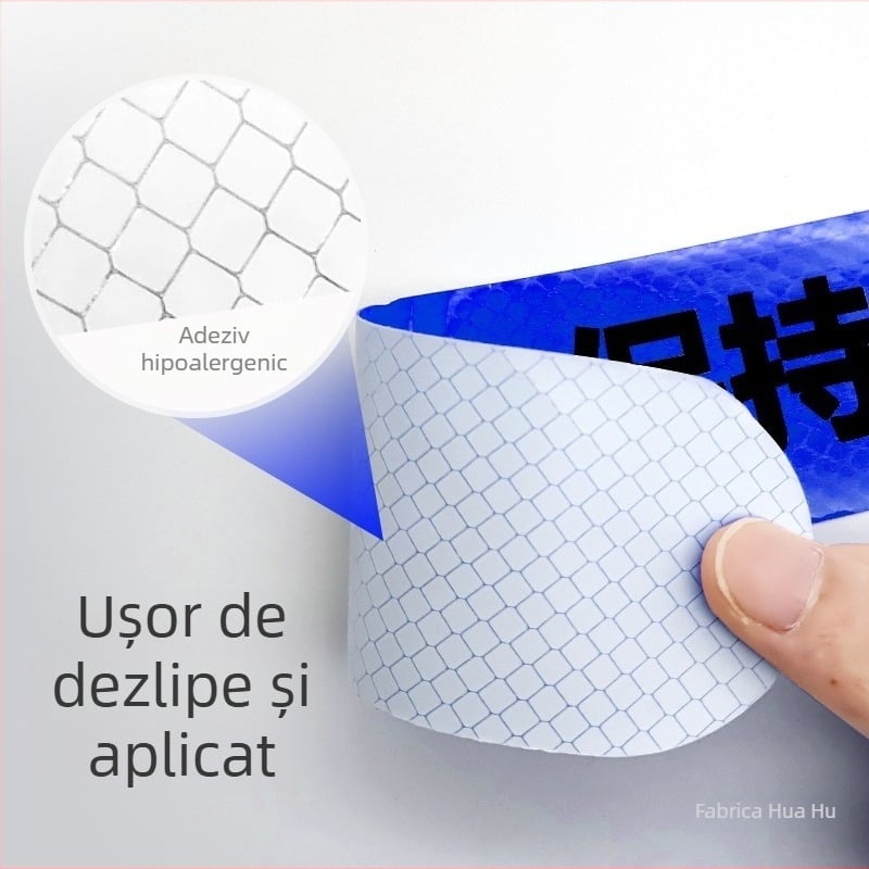 Stickere auto pentru caroserie – model zgârieturi, partea din spate, montaj cu ventuză