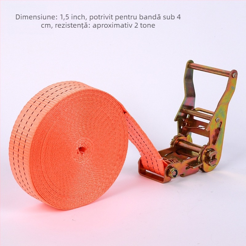 Tensionator poliester pentru încărcături cu cârlige duble, pentru transport și fixare, capacitate 800 kg