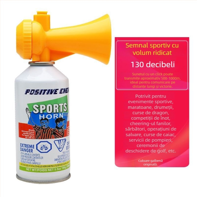 Corn de start pentru competiții atletice și curse cu dragon boat; semnal de început cu tonalitate înaltă