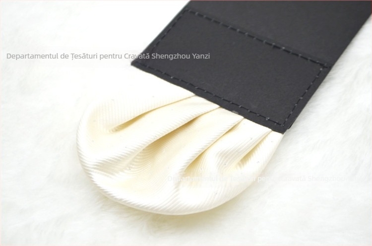 Batistă de buzunar pentru costum, ținută de seară, fibră de poliester, jacquard, model monocrom