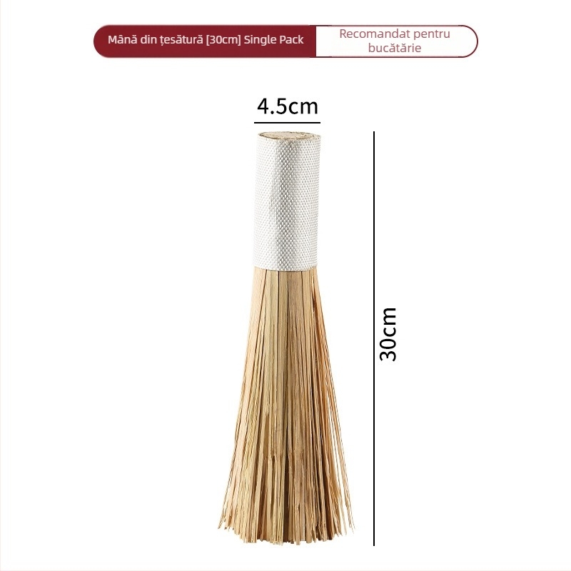 Perie metalică de bucătărie pentru oale, mâner lung (Material: Metal; Brand: Leaving shang; Origine: Altă)