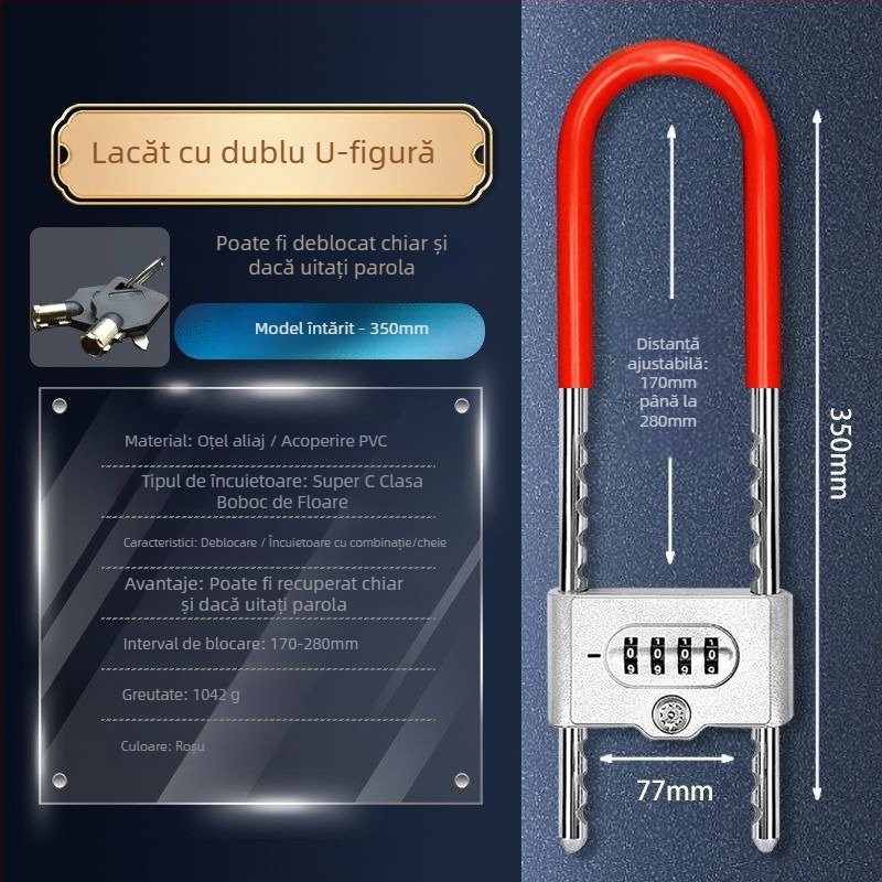 Încuietoare cu combinație personalizabilă, corp din fier, model: Altul, marcă: Altul