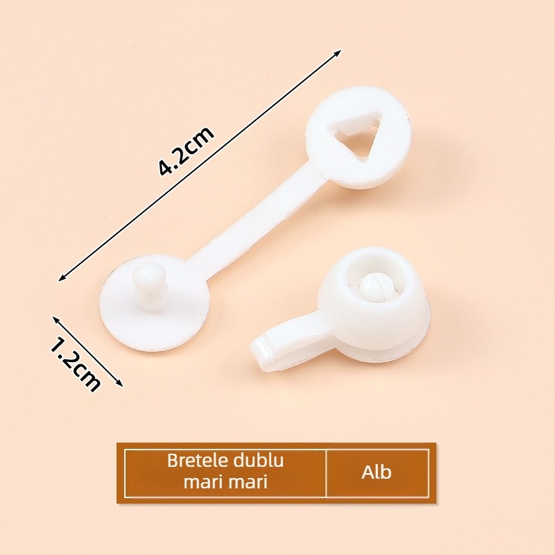 Cataramă anti-furt cu etichetă și curea pentru încheietura mâinii (din plastic, capse cu presiune, Tammy)