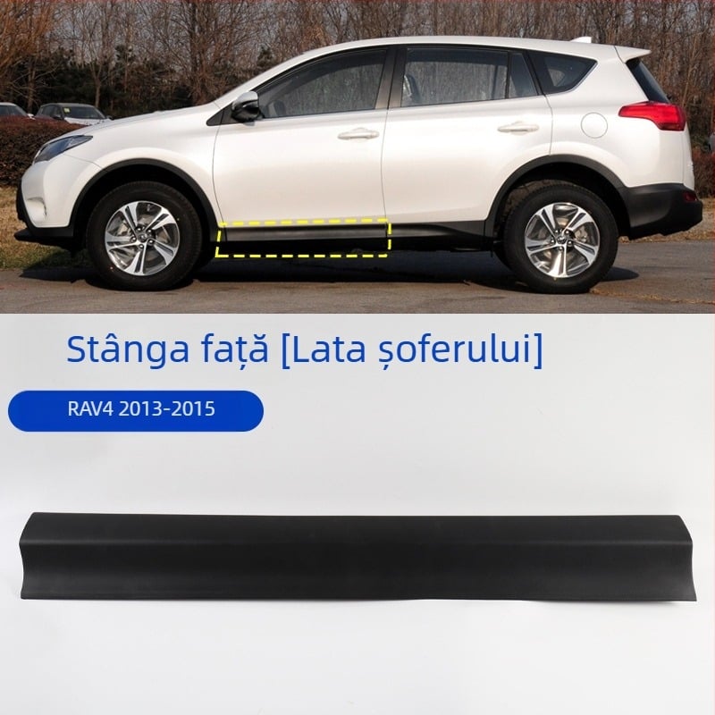 Panou inferior de protecție a ușii pentru Toyota RAV4 (2013-2023), protecție anti-zgârieturi pe partea laterală