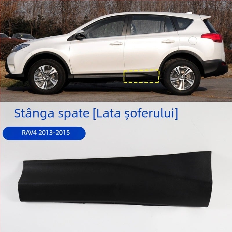Panou inferior de protecție a ușii pentru Toyota RAV4 (2013-2023), protecție anti-zgârieturi pe partea laterală