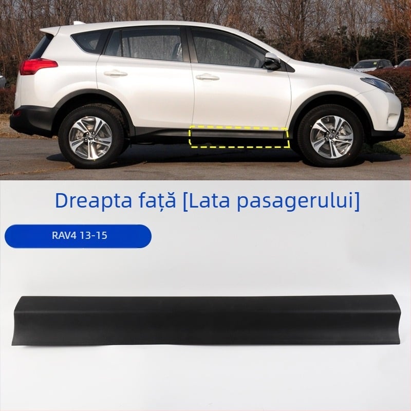 Panou inferior de protecție a ușii pentru Toyota RAV4 (2013-2023), protecție anti-zgârieturi pe partea laterală
