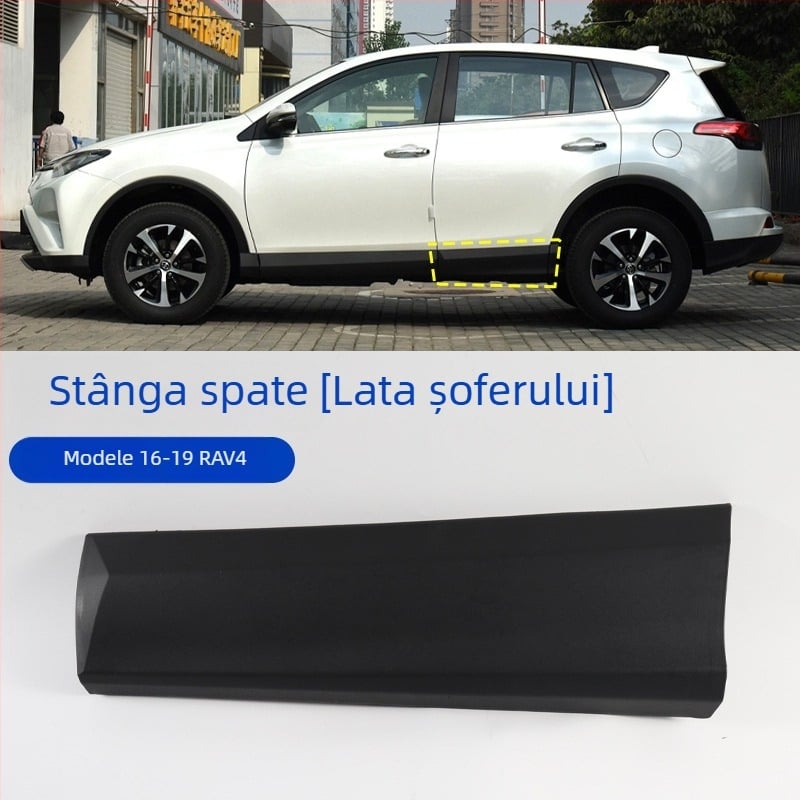 Panou inferior de protecție a ușii pentru Toyota RAV4 (2013-2023), protecție anti-zgârieturi pe partea laterală
