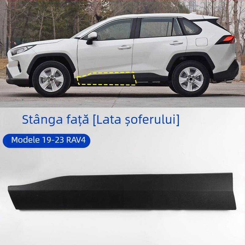 Panou inferior de protecție a ușii pentru Toyota RAV4 (2013-2023), protecție anti-zgârieturi pe partea laterală