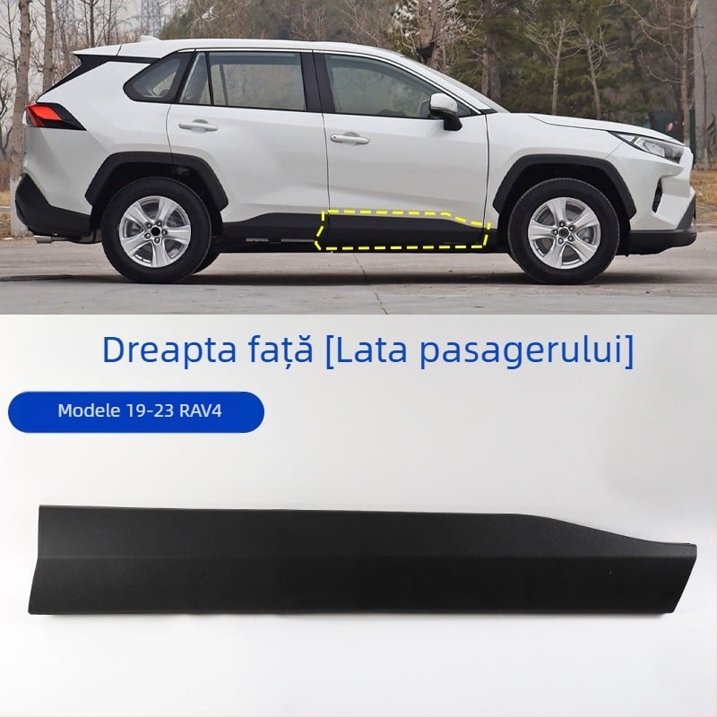 Panou inferior de protecție a ușii pentru Toyota RAV4 (2013-2023), protecție anti-zgârieturi pe partea laterală