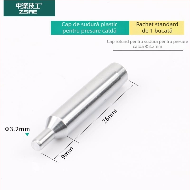 Cap de lipit cu presiune la cald, model 936, extins, caneluri pătrate și rotunde, din plastic