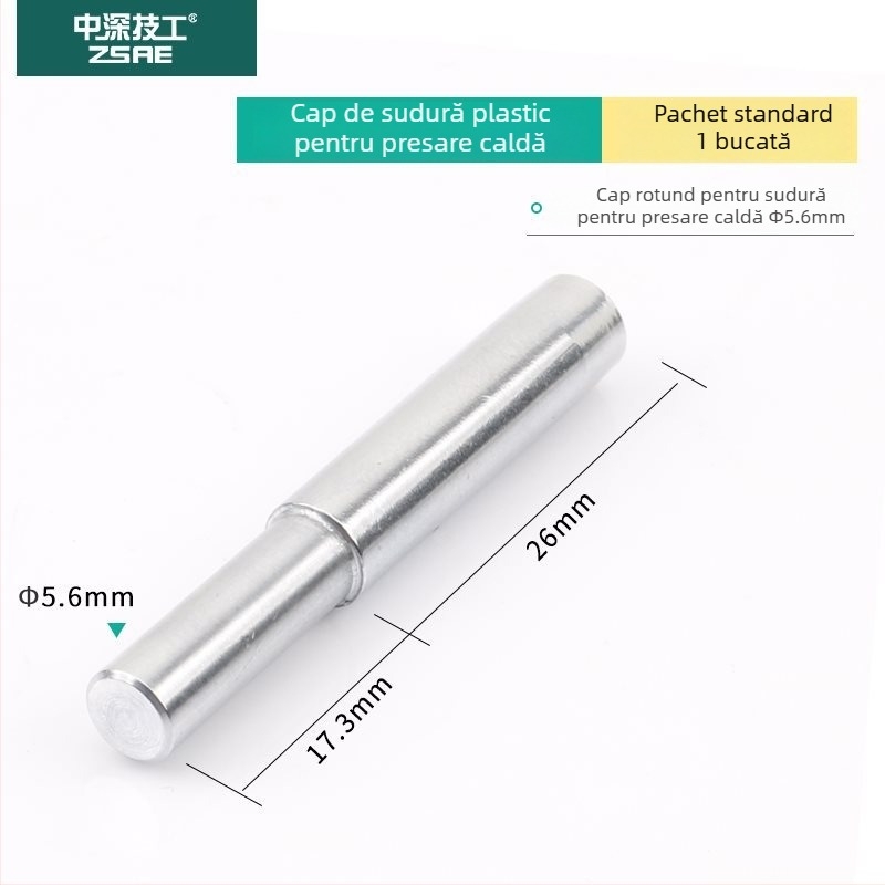 Cap de lipit cu presiune la cald, model 936, extins, caneluri pătrate și rotunde, din plastic