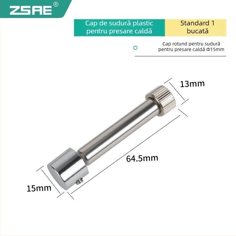 Cap de lipit cu presiune la cald, model 936, extins, caneluri pătrate și rotunde, din plastic