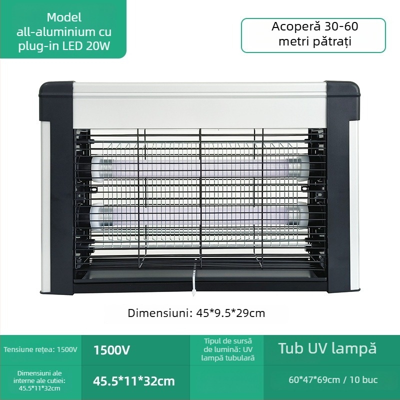 Lampa solară de exterior pentru omorârea țânțarilor - LED, 220V, 20W, CE certificat, Personalizare disponibilă (LED; 220V; 20W; CE)