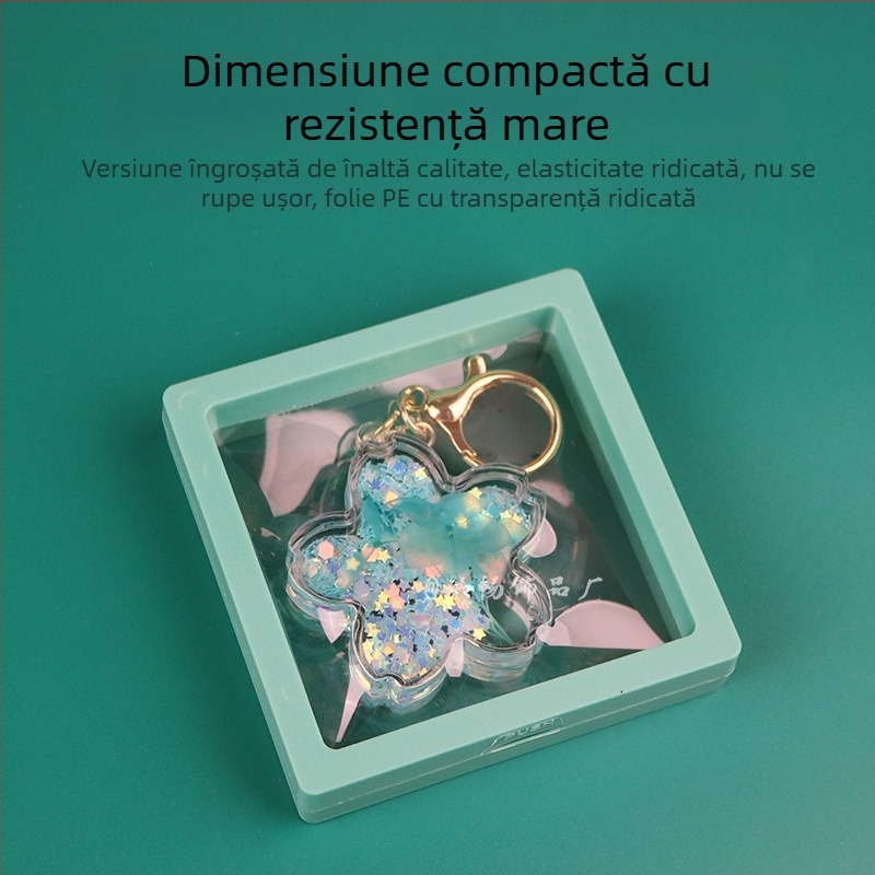 Cutie portabilă de depozitare pentru bijuterii: inele, lanțuri, brățări și cercei; protecție împotriva prafului și umezelii; design modern minimalist