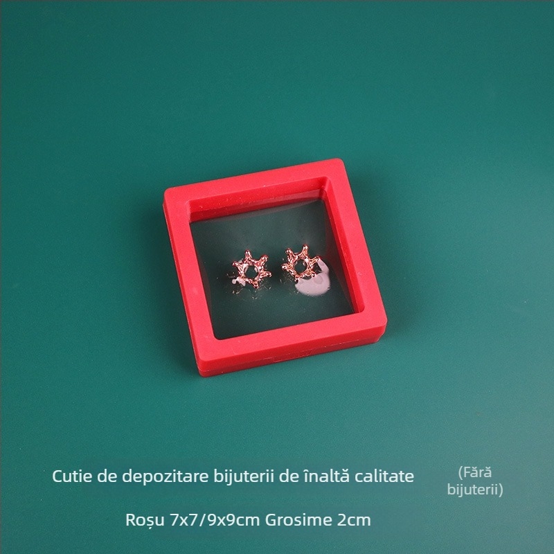 Cutie portabilă de depozitare pentru bijuterii: inele, lanțuri, brățări și cercei; protecție împotriva prafului și umezelii; design modern minimalist