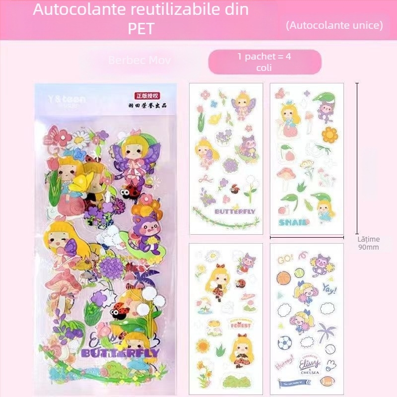 Stickere Ultraman - PET rezistent la apă, IP licențiat oficial, pachet pentru copii