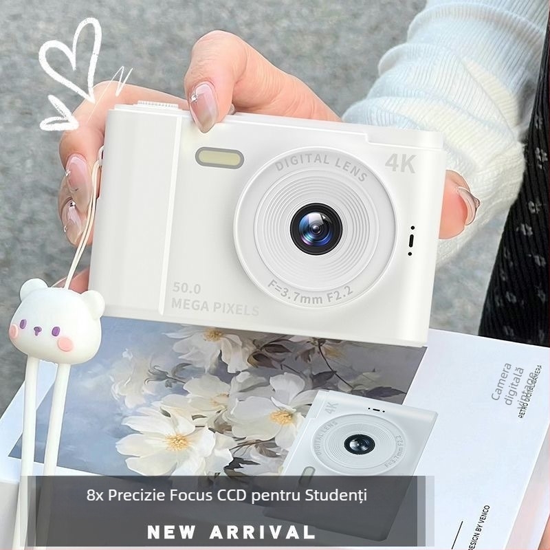 Cameră digitală CCD, 24 MP, zoom optic 8x, rezoluție 2400×1800, LCD 2,3 inch