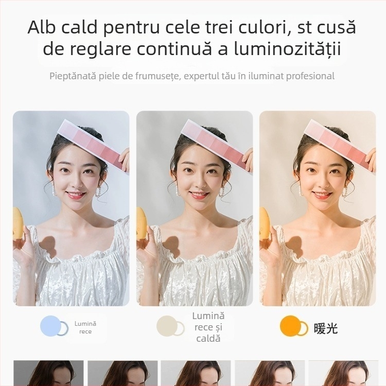 Lumină LED de completare pentru birou pentru fotografie în direct — 20W, 24V, trei temperaturi de culoare, utilizare pe birou