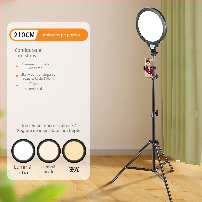 Lumină LED de completare pentru birou pentru fotografie în direct — 20W, 24V, trei temperaturi de culoare, utilizare pe birou