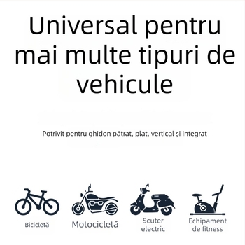 Suport pentru telefon pentru ciclism și montură pentru cameră de acțiune pentru biciclete electrice, MTB și biciclete — model universal, clips din plastic, navigație și filmare