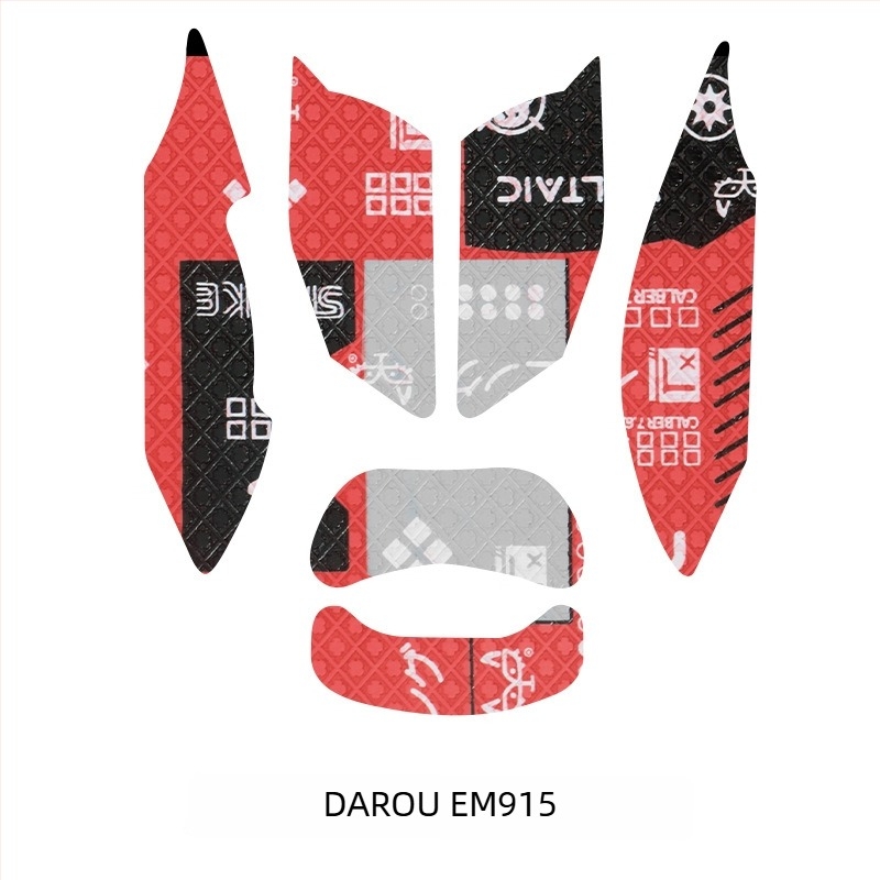 Pad anti-alunecare pentru mouse Daryyou EM915; pad din cauciuc; turnare din plastic; anti-alunecare; absorbant de sudoare