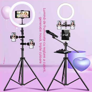 Deer Suport de podea pentru telefon – trepied pentru transmisiuni live, plastic, stil simplu