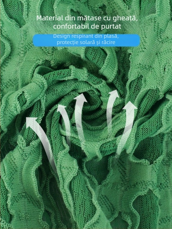 Manșete de protecție solară pentru activități în aer liber, din poliester, respirabile, unisex, potrivite pentru ciclism