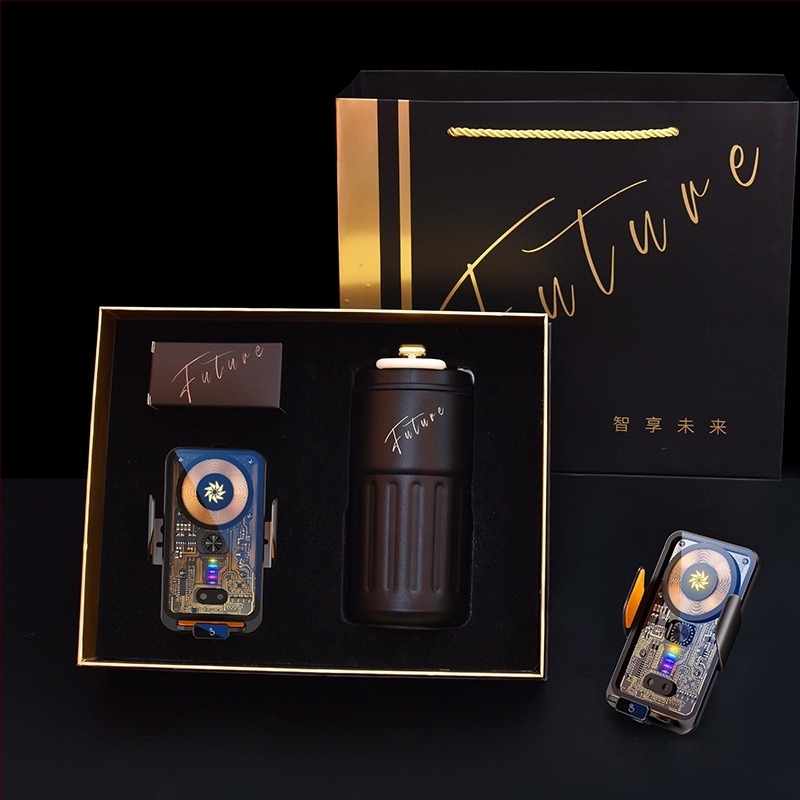 Set de cadouri pentru afaceri cu design modern artistic, din oțel inoxidabil 316, potrivit pentru cadouri corporate și conferințe