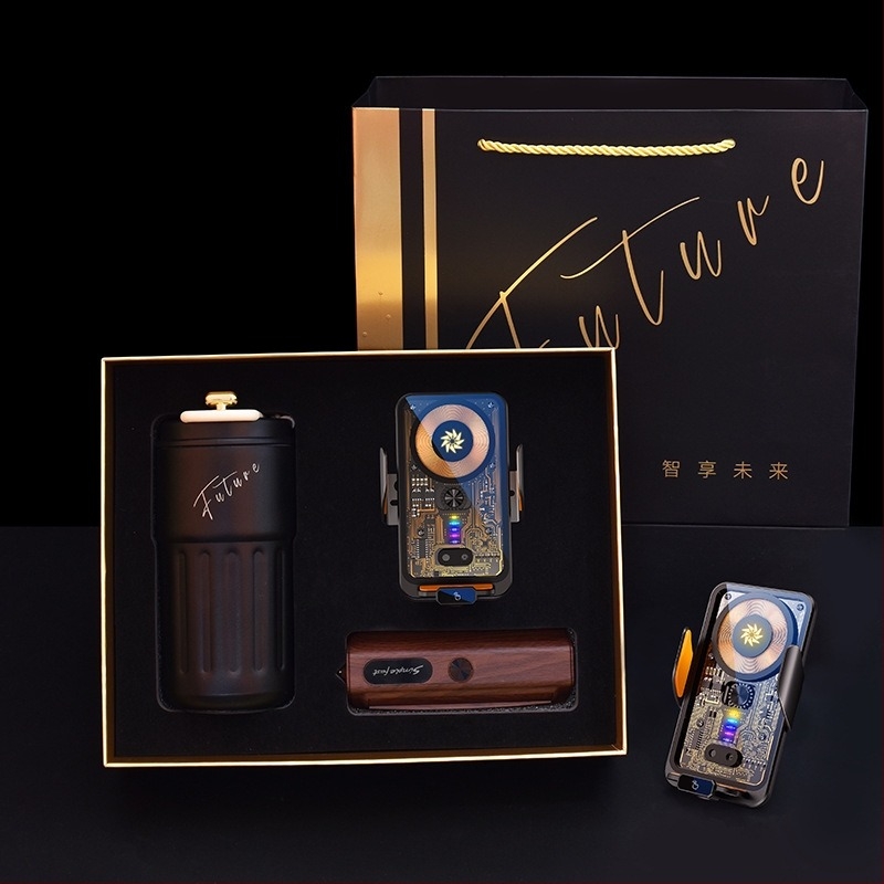 Set de cadouri pentru afaceri cu design modern artistic, din oțel inoxidabil 316, potrivit pentru cadouri corporate și conferințe