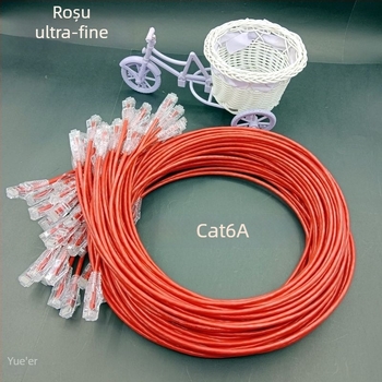 Cablu patch Cat6A cu ecranare flexibil Gigabit pentru calculator/router/sala serverului