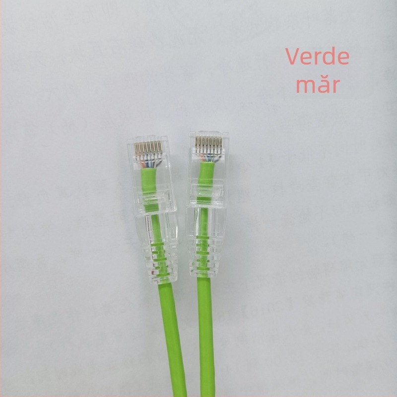 Cablu patch Cat6A cu ecranare flexibil Gigabit pentru calculator/router/sala serverului